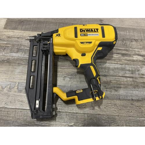 AS-IS DEWALT 20V MAX XR 16-Gauge Lithium-Ion Cordless Finish Nailer (Tool Only)